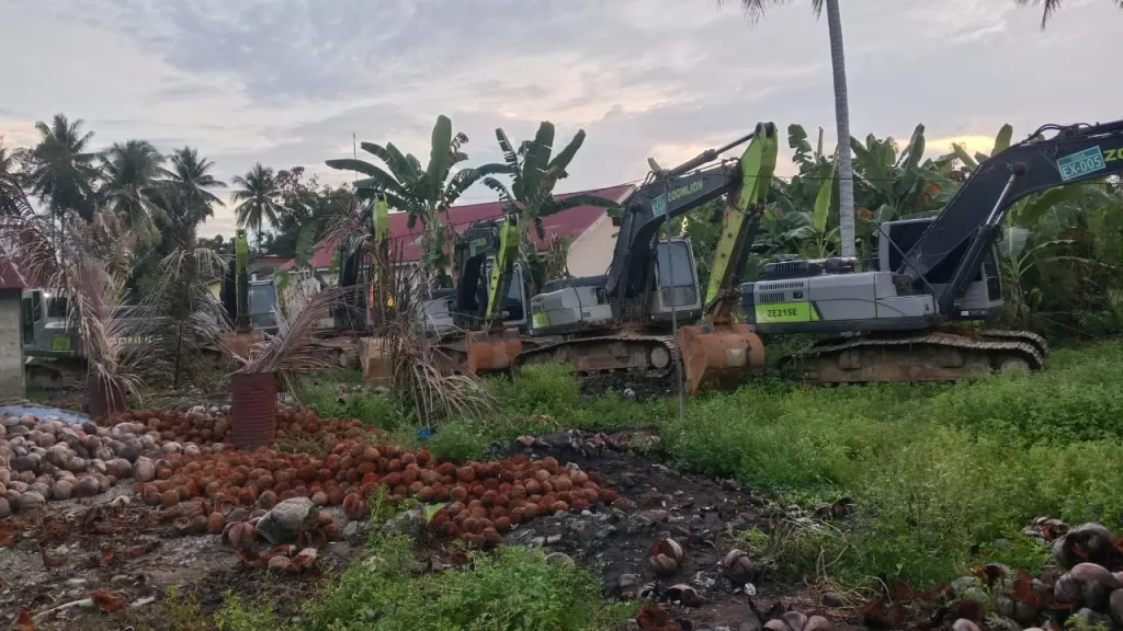 6 Ekskavator Diduga Milik PETI Disembunyikan di Lahan Oknum Polisi, Warga Olobaru Gempar