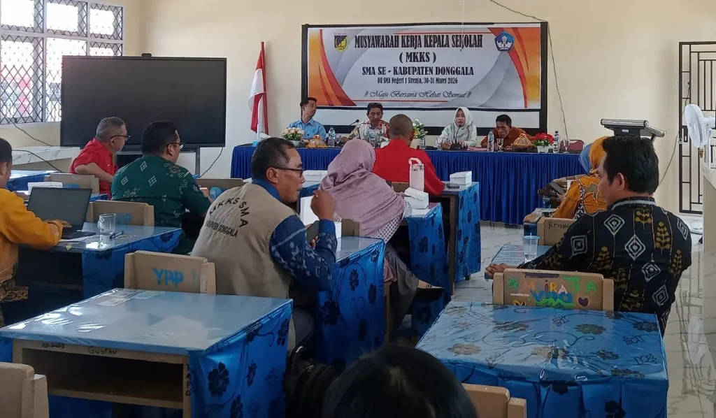 MKKS Donggala Matangkan FLS3N dan Evaluasi BOS, Absensi B-Kin Jadi Sorotan