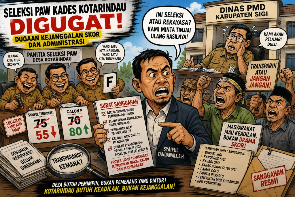 Seleksi PAW Kades Kotarindau Digugat, Bakal Calon Soroti Dugaan Kejanggalan Skor dan Administrasi