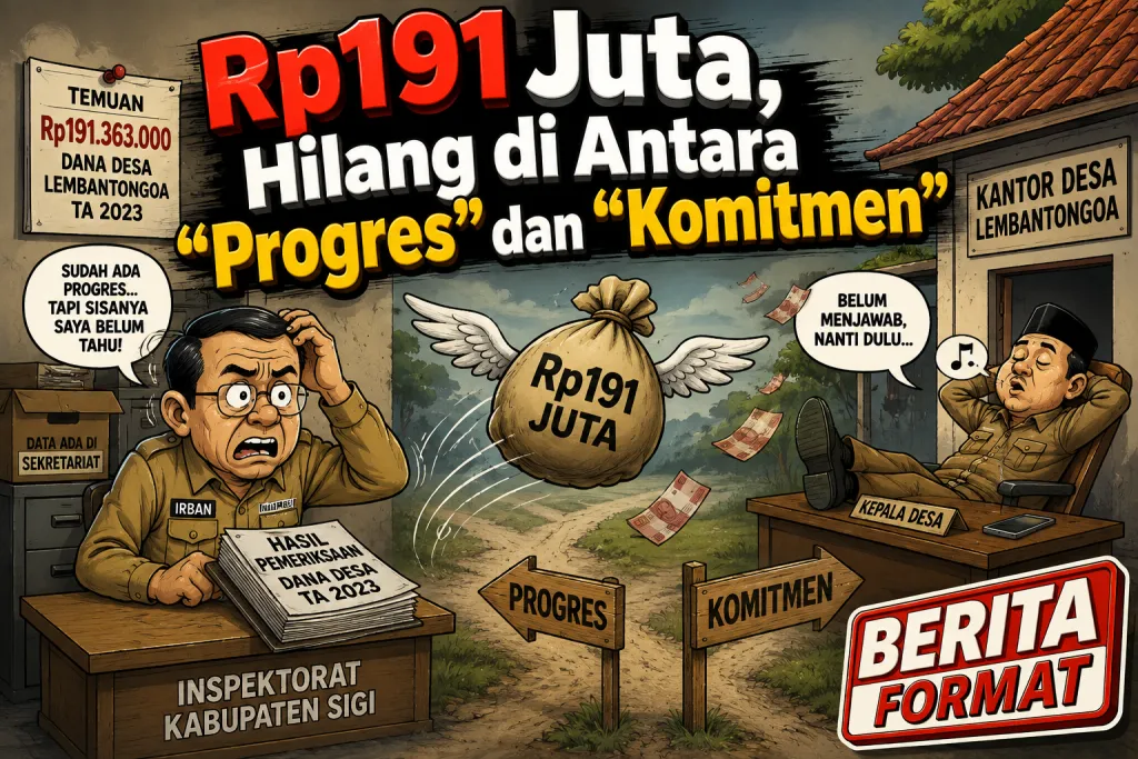 Rp191 Juta, Hilang di Antara “Progres” dan “Komitmen”