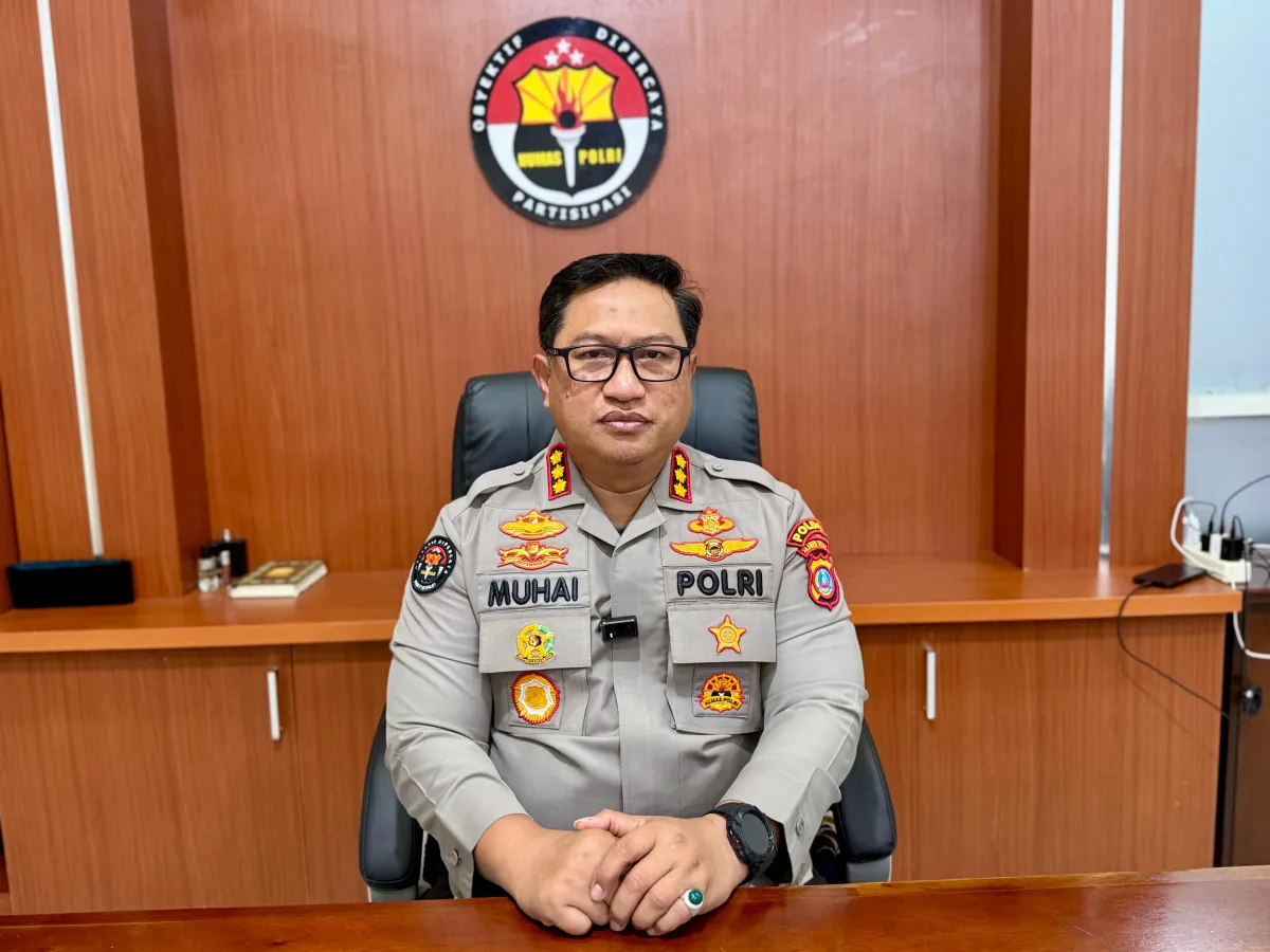 Kabidhumas Polda Sulteng, Kombes Pol Achmad Muhaimin, saat menyampaikan perkembangan ricuh di wilayah Askon Kabupaten Morowali (foto : asri_beritaformat)
