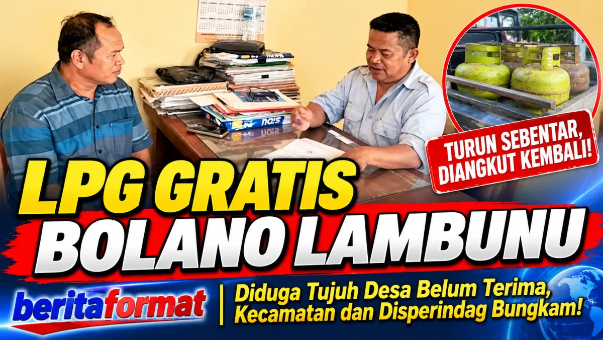 LPG Gratis Bolano Lambunu: Turun Sebentar, Diangkut Kembali!