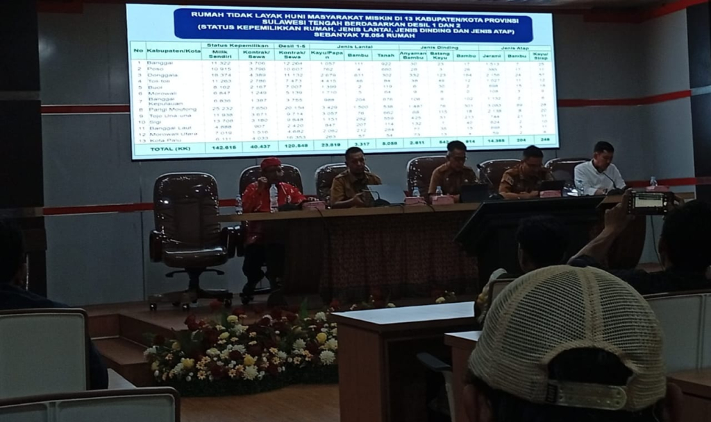 Dinas Pendidikan Provinsi Sulawesi Tengah saat jumpa pers dalam rangka pemapara capaian program kerja (foto : agus_beritaformat)