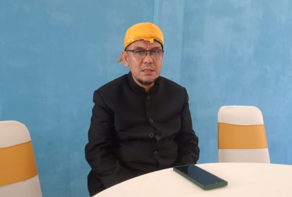 Kepala Disdikpora Donggala, Ansyar, saat ditemui awak media usai acara hari pendidikan nasional (foto : agus_beritaformat)