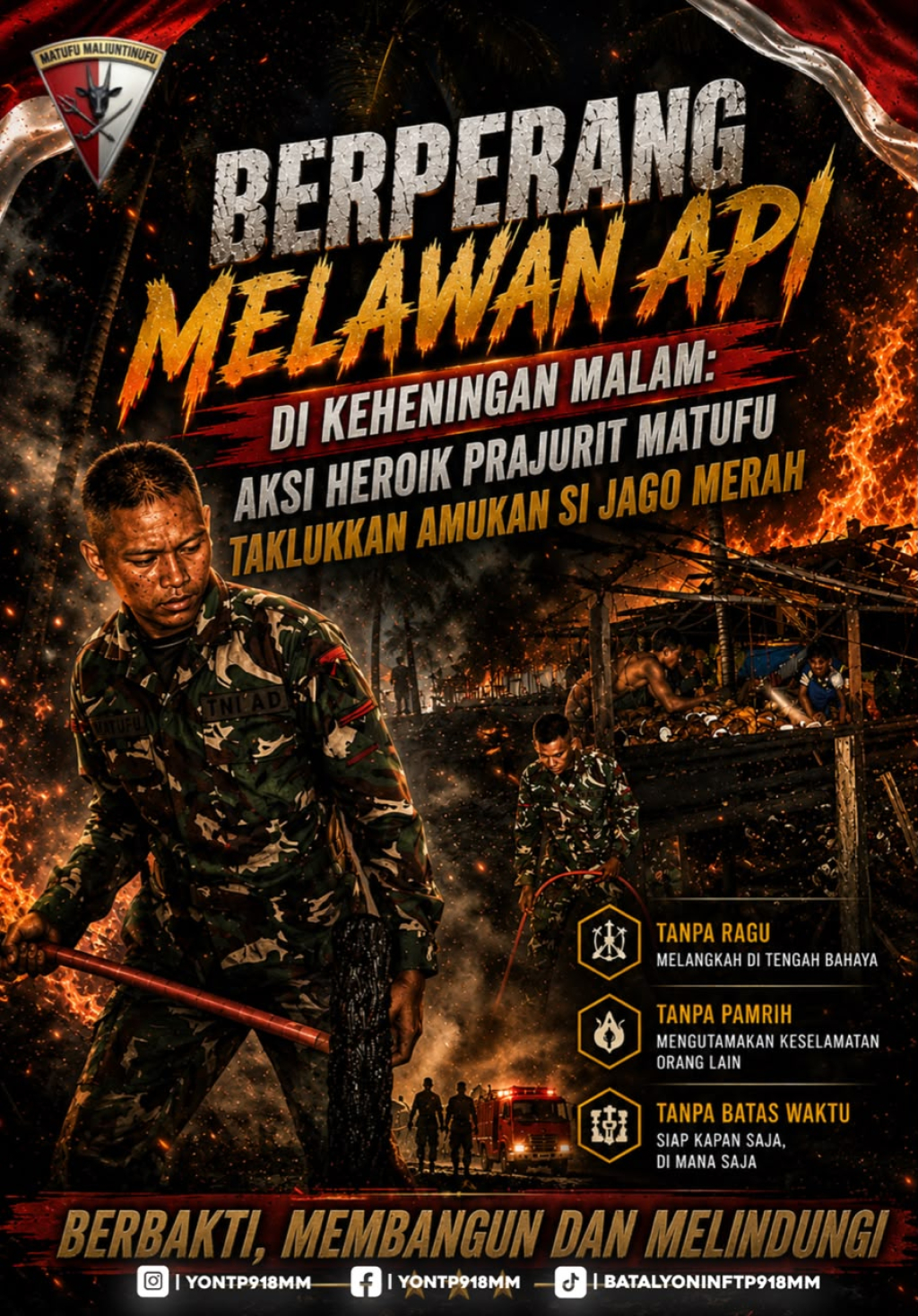 Gambar ilustrasi Yonif 918/Matufu