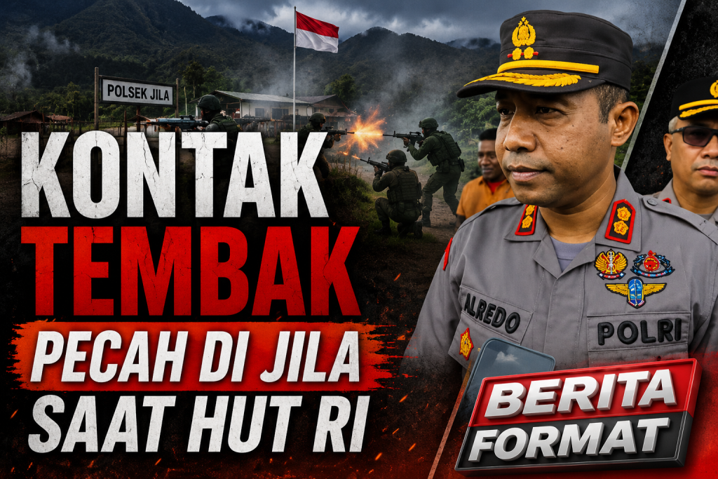 Kapolres Mimika AKBP Alfredo Agustinus Rumbiak (foto : moses_beritaformat)