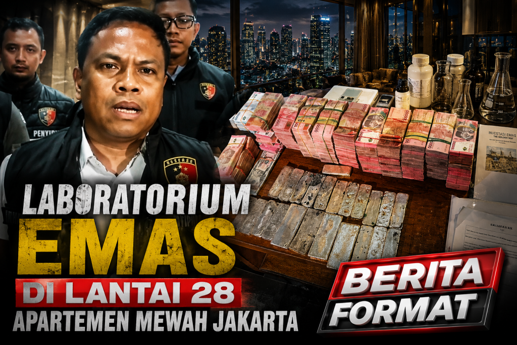Dittipidter Mabes Polri, Brigjen Pol Mohammad Irhamni, saat memberikan keterangan dihadapan awak media (foto : redaksi_beritaformat)