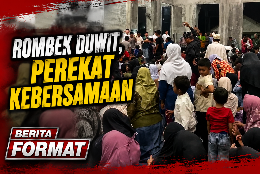 Suasana Maulid Nabi Muhammad s.a.w di Masjid Darus Salam (foto : harno_beritaformat)