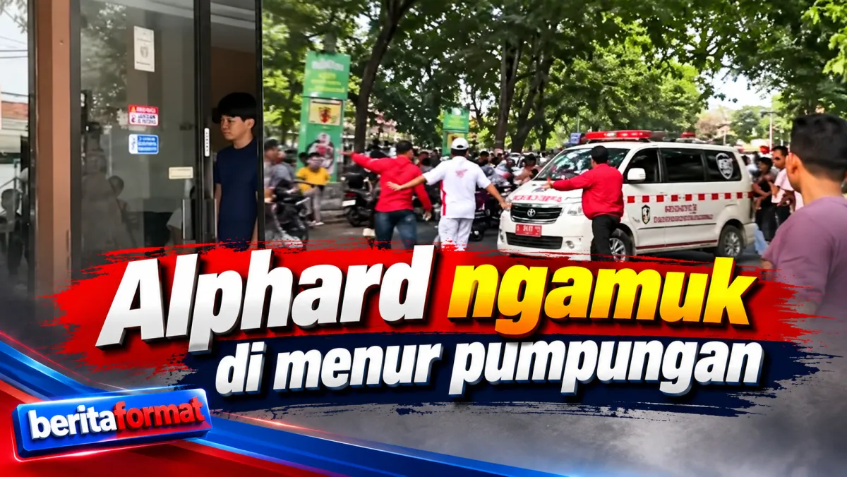 Alphard Mengamuk, 13 Kendaraan Jadi Sasaran