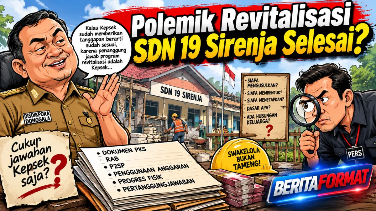 Kepsek Sudah Jawab, Polemik Revitalisasi SDN 19 Sirenja Selesai?