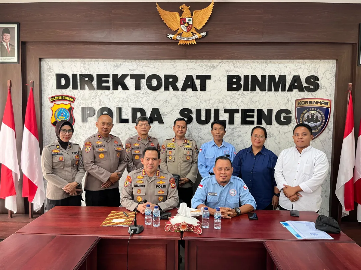 PROGIB Sulteng Audiensi dengan Dir Binmas Polda, Bahas Sinergi Program Kerakyatan