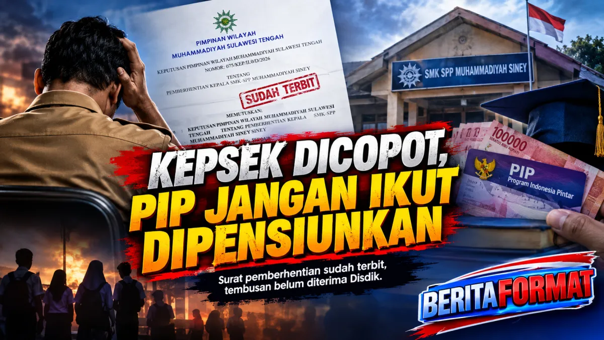 Kepsek Dicopot, PIP Jangan Ikut Diparkir