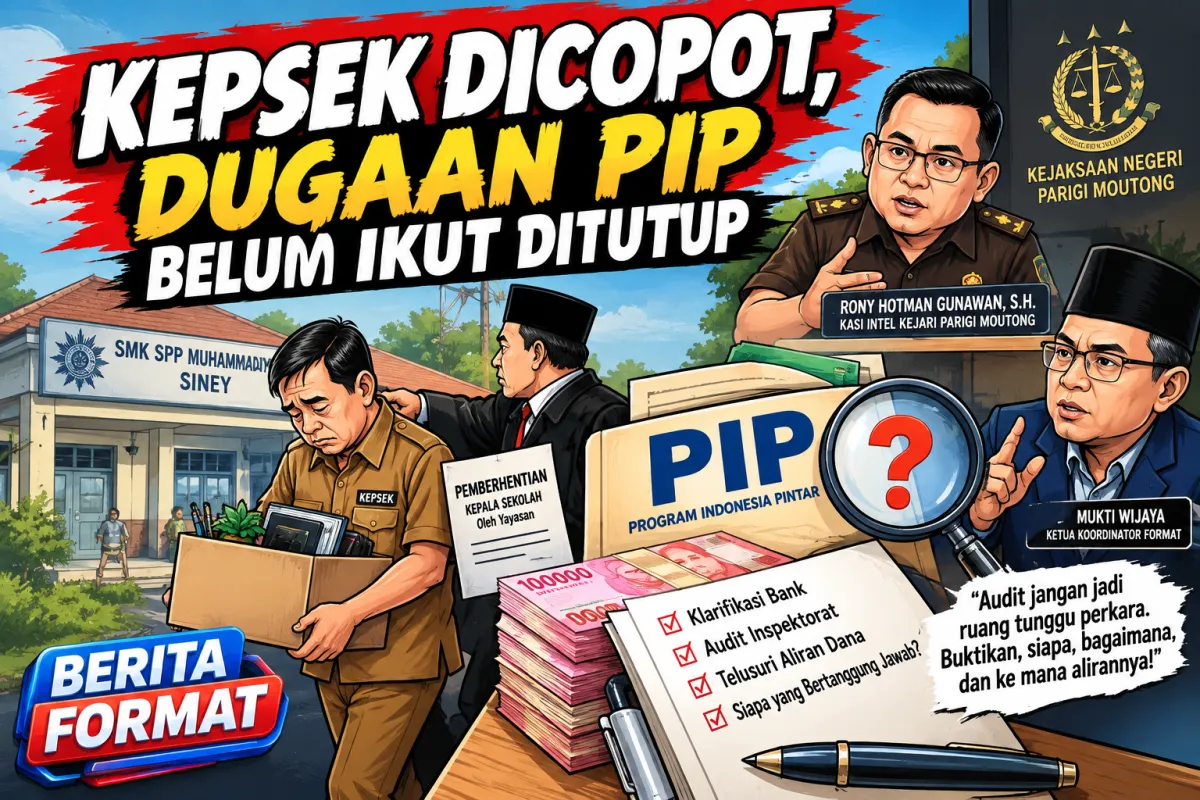 Kepsek Dicopot, Dugaan PIP Belum Ikut Ditutup