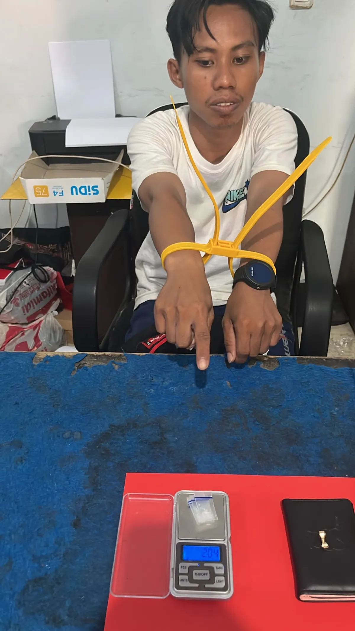 Lima Paket Sabu Disita, Idris Diamankan di Kos Baliara