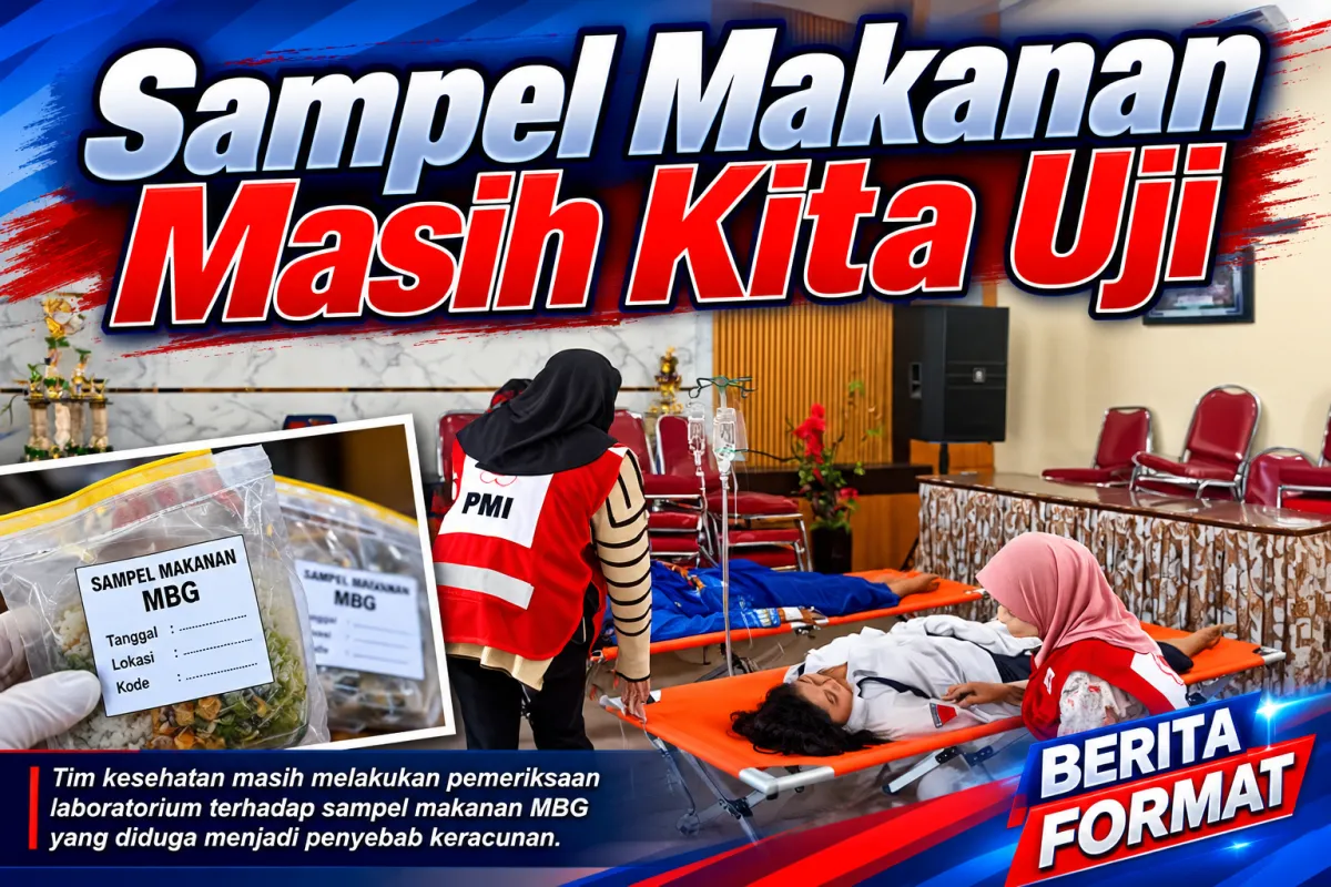 Dua Siswa Masih Dirawat, Sampel Makanan MBG Diuji